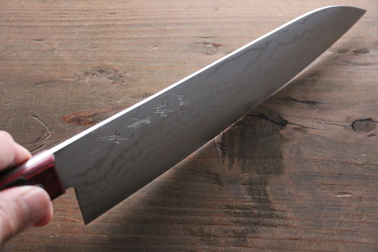 Shigeki Tanaka VG10 17 Layer Damascus Hand Forged Japanese Chef's Gyuto Knife 210mm - Japanny - Best Japanese Knife