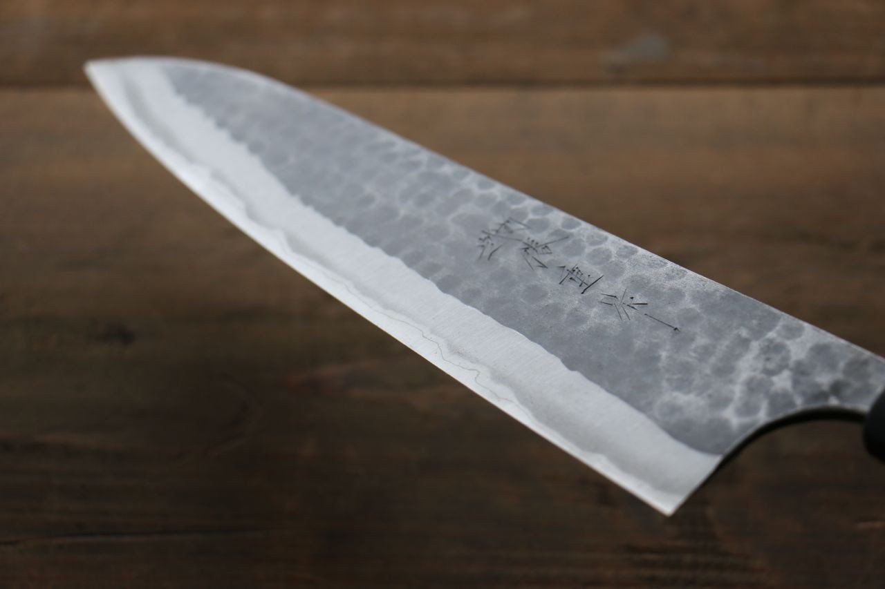 Katsushige Anryu 3 Layer Cladding Blue Super Core Hammerd Japanese Chef's Gyuto Knife 240mm - Japanny - Best Japanese Knife