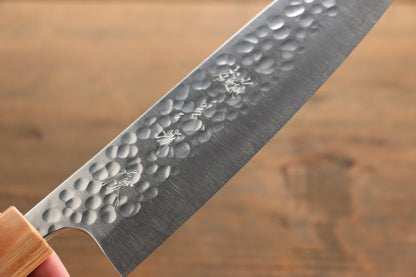 Yu Kurosaki R2/SG2 steel Hammered Japanese Chef���������s Santoku Knife 180mm - Japanny - Best Japanese Knife