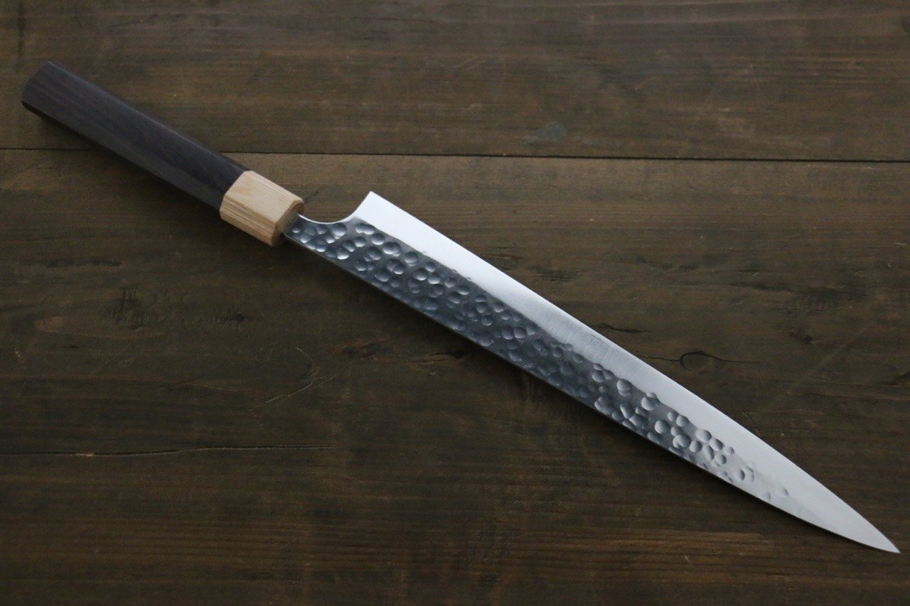 Yu Kurosaki R2/SG2 steel Hammered Japanese Chef���������s Sujihiki Knife 270mm - Japanny - Best Japanese Knife