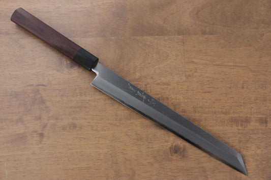 Thương hiệu Jikko Thép Bạc No.3 Dao thái cá sashimi chuyên dụng Yanagiba dao Nhật 240mm gỗ Đàn HươngChuôi dao