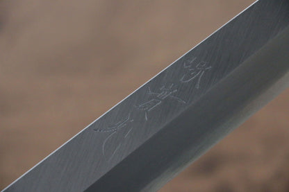 Thương hiệu Jikko Thép Bạc No.3 Dao thái cá sashimi chuyên dụng Yanagiba dao Nhật 270mm chuôi dao gỗ Đàn Hương