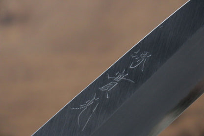 Jikko-Marke Nr. 2, weißes Usuba-Obst- und Gemüsemesser (halbmondförmiges Messer), 165 mm japanisches Messer mit Sandelholzgriff 