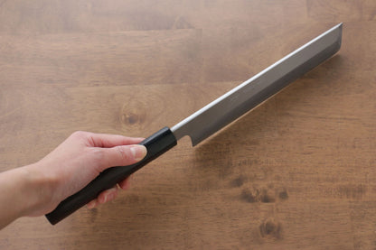Thương hiệu Jikko Thép trắng No.2 Dao chuyên dụng rau củ quả Usuba dao Nhật 210mm chuôi dao gỗ Đàn Hương