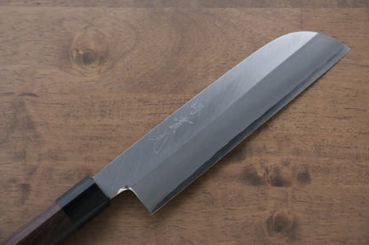 Jikko-Marke Silver Steel Nr. 3 Usuba-Spezialmesser für Obst und Gemüse (halbmondförmig), japanisches Messer, 195 mm Griff aus Sandelholz 