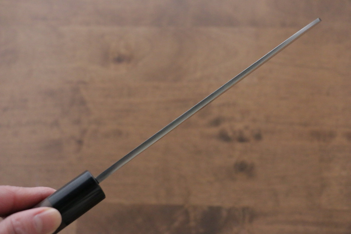 Thương hiệu Jikko Thép Bạc No.3 Dao chuyên dụng rau củ quả Usuba (hình dao lưỡi liềm) dao Nhật 195mm chuôi dao gỗ Đàn Hương