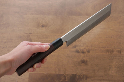 Jikko Marke Silver Steel No.3 Usuba Obst- und Gemüsespezialmesser Japanisches Messer 195 mm Griff aus Sandelholz 