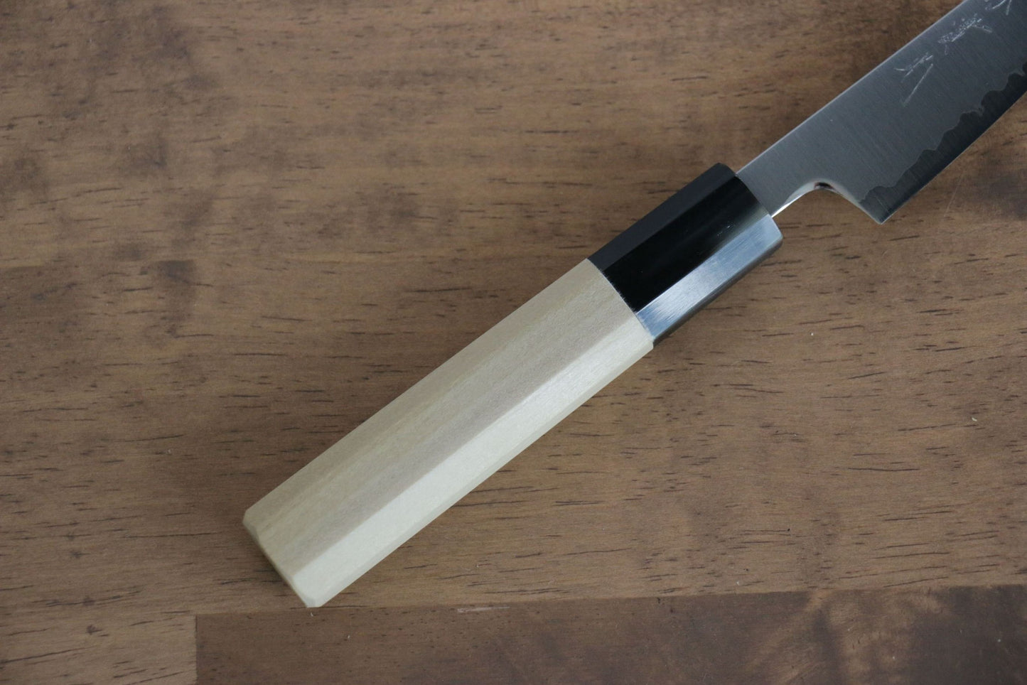 Thương hiệu Jikko R2/SG2 Dao nhỏ Kiritsuke Petty dao Nhật 70mm gỗ Mộc LanChuôi dao