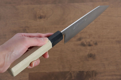 Thương hiệu Jikko R2/SG2 Dao đa năng Santoku (Kiritsuke) dao Nhật 155mm gỗ Mộc LanChuôi dao