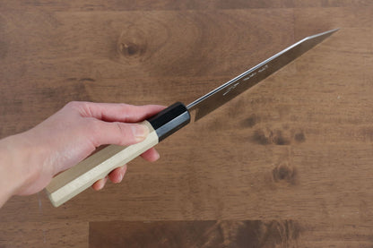 Thương hiệu Jikko R2/SG2 Dao đa năng Santoku (Kiritsuke) dao Nhật 155mm gỗ Mộc LanChuôi dao