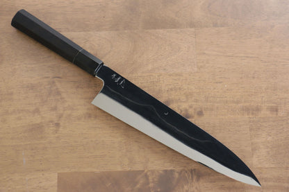 Thương hiệu Jikko Núi Phú Sĩ Fujisan Honyaki Thép trắng số 3 Dao đa năng Gyuto dao Nhật 240mm gỗ MunChuôi dao Kasumi