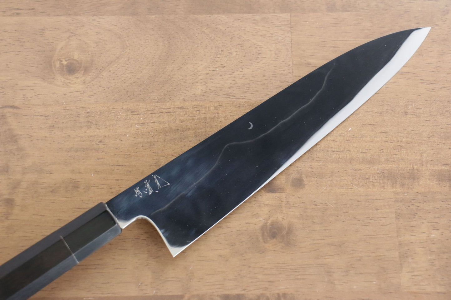 Thương hiệu Jikko Núi Phú Sĩ Fujisan Honyaki Thép trắng số 3 Dao đa năng Gyuto dao Nhật 240mm gỗ MunChuôi dao Kasumi