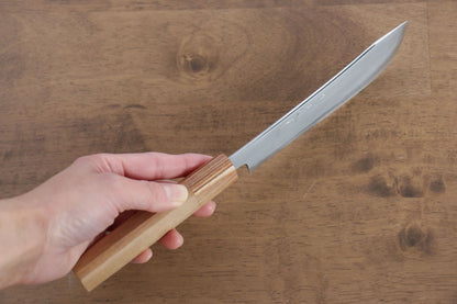 Thương hiệu Jikko Cá voi  Thép trắng Dao nhỏ đa năng Petty dao Nhật 150mm gỗ Hoa anh đàoChuôi dao