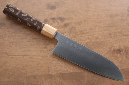 Thương hiệu Makoto Kurosaki SPG 2 Đánh bóng Dao đa năng Santoku dao Nhật 170mm chuôi dao gỗ Đàn Hương (Honduras)