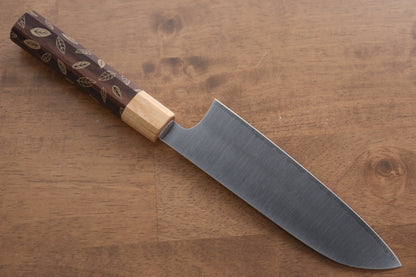 Thương hiệu Makoto Kurosaki SPG 2 Đánh bóng Dao đa năng Santoku dao Nhật 170mm chuôi dao gỗ Đàn Hương (Honduras)