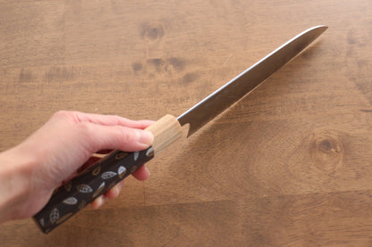 Thương hiệu Makoto Kurosaki SPG 2 Đánh bóng Dao đa năng Santoku dao Nhật 170mm chuôi dao gỗ Đàn Hương (Honduras)