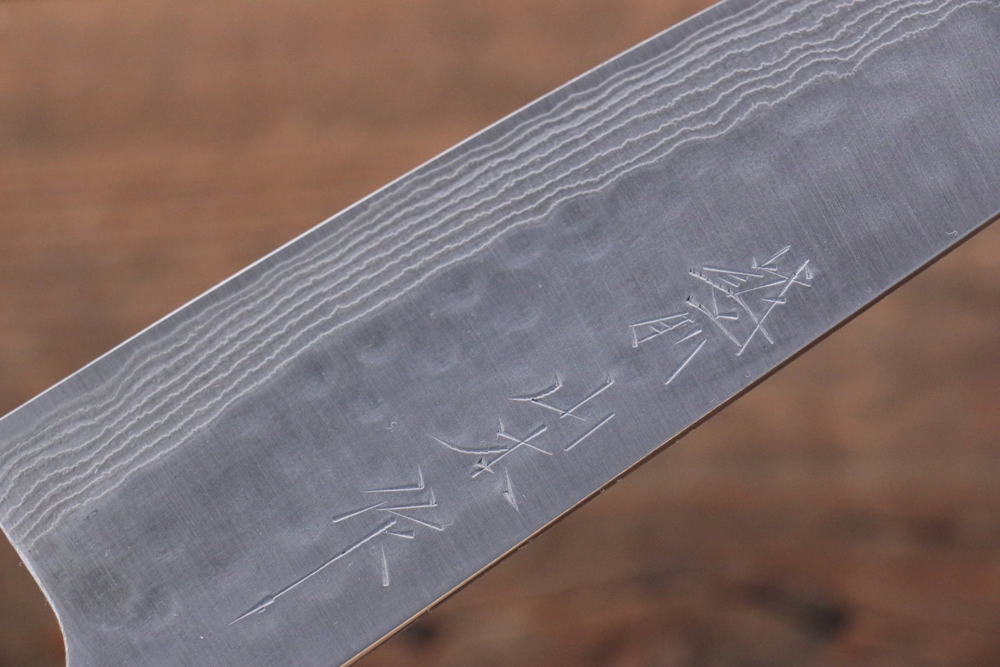 Thương hiệu Nao Yamamoto SRS 13 Thép Damascus đen Dao đa năng Gyuto dao Nhật 180mm chuôi dao gỗ Hoa anh đào