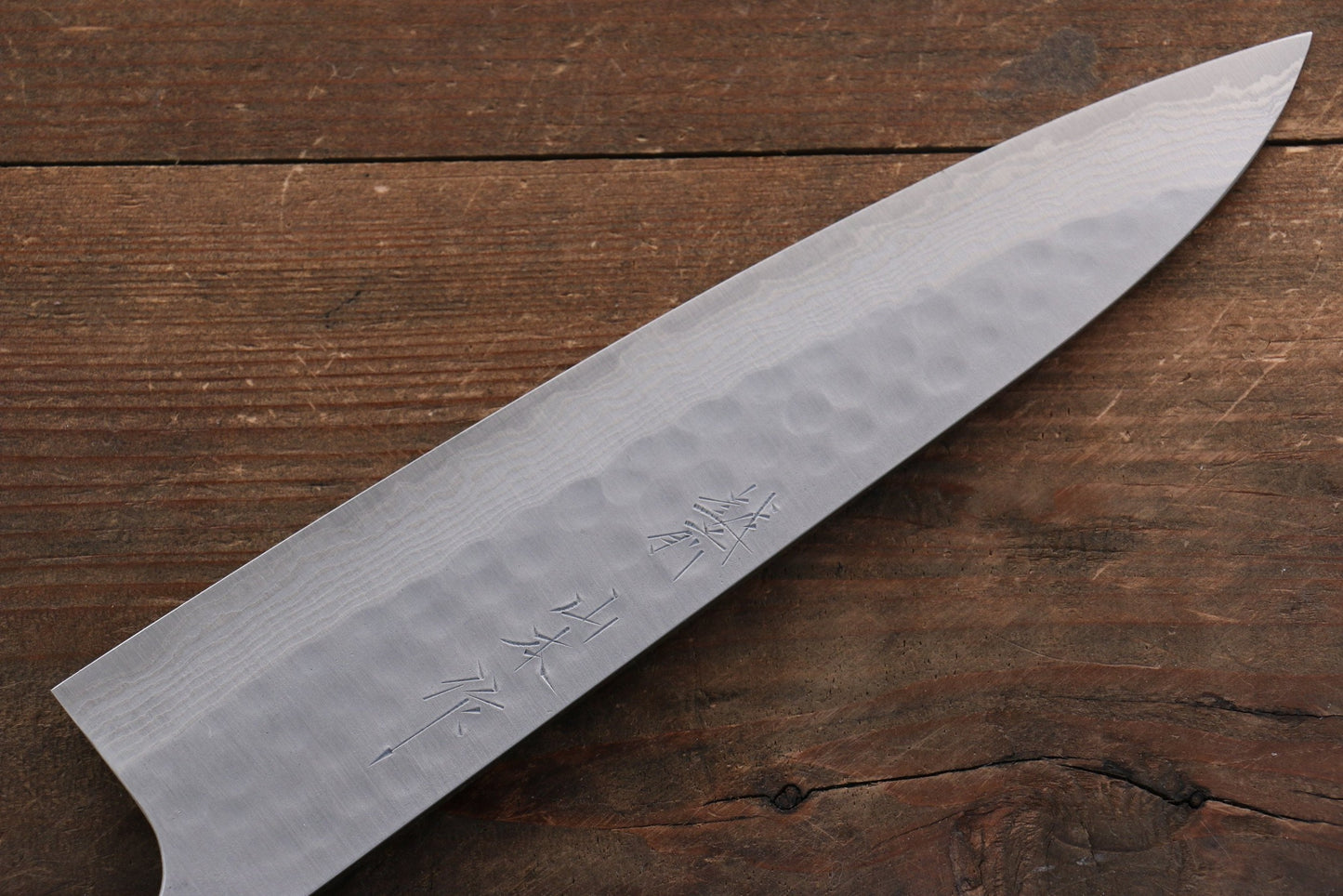 Free ship - Thương hiệu Nao Yamamoto SRS 13 Thép Damascus đen Dao đa năng Gyuto dao Nhật 210mm chuôi dao gỗ Hoa anh đào