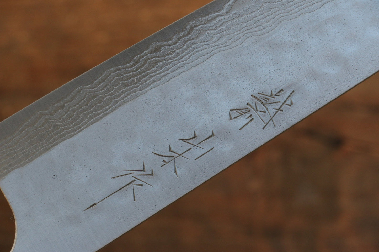 Thương hiệu Nao Yamamoto SRS 13 Thép Damascus đen Dao đa năng Santoku dao Nhật 165mm gỗ Hoa anh đàoChuôi dao