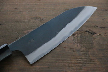 Thương hiệu Nao Yamamoto Thép xanh No.2 Kurouchi Dao đa năng Santoku loại nhỏ dao Nhật 150mm