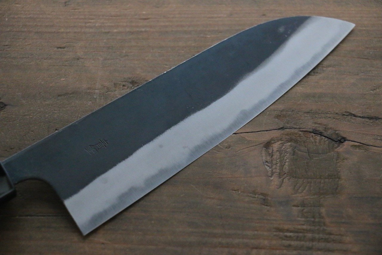 Thương hiệu Nao Yamamoto Thép xanh No.2 Kurouchi Dao đa năng Santoku dao Nhật 165mm