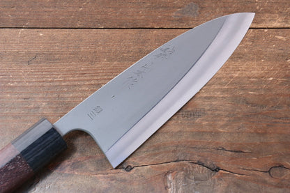 Thương hiệu Nao Yamamoto Thép Bạc No.3 Kỹ nghệ truyền thống Nhật Nashiji Dao làm cá chuyên dụng Deba dao Nhật 150mm gỗ Đàn HươngChuôi dao