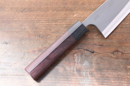 Thương hiệu Nao Yamamoto Thép Bạc No.3 Kỹ nghệ truyền thống Nhật Nashiji Dao làm cá chuyên dụng Deba dao Nhật 150mm gỗ Đàn HươngChuôi dao