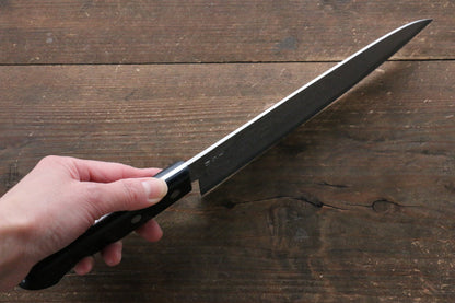 Thương hiệu Nao Yamamoto VG10 Thép Damascus đen Dao đa năng Gyuto dao Nhật 200mm chuôi dao gỗ Pakka đen