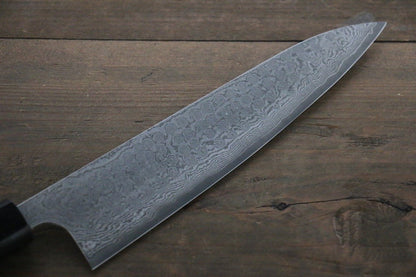 Thương hiệu Nao Yamamoto VG10 Thép Damascus đen Dao đa năng Gyuto dao Nhật 210mm