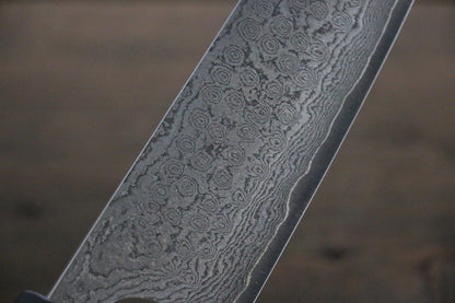 Thương hiệu Nao Yamamoto VG10 Thép Damascus đen Dao đa năng Gyuto dao Nhật 210mm