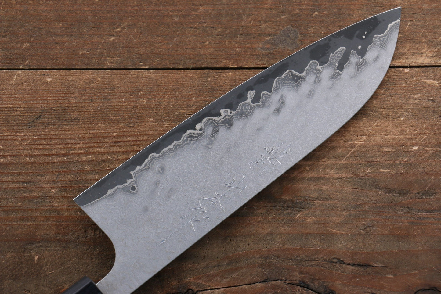 Thương hiệu Nao Yamamoto VG10 Thép Damascus đen Dao đa năng Santoku dao Nhật 165mm gỗ cây Óc ChóChuôi dao