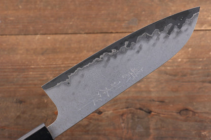 Thương hiệu Nao Yamamoto VG10 Thép Damascus đen Dao đa năng Santoku dao Nhật 165mm gỗ cây Óc ChóChuôi dao