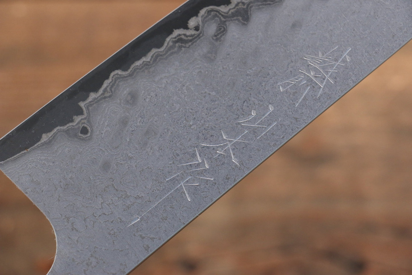 Thương hiệu Nao Yamamoto VG10 Thép Damascus đen Dao đa năng Santoku dao Nhật 165mm gỗ cây Óc ChóChuôi dao