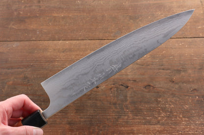 Thương hiệu Nao Yamamoto VG10 Thép Damascus Dao đa năng Gyuto dao Nhật 240mm gỗ Hoa anh đàoChuôi dao