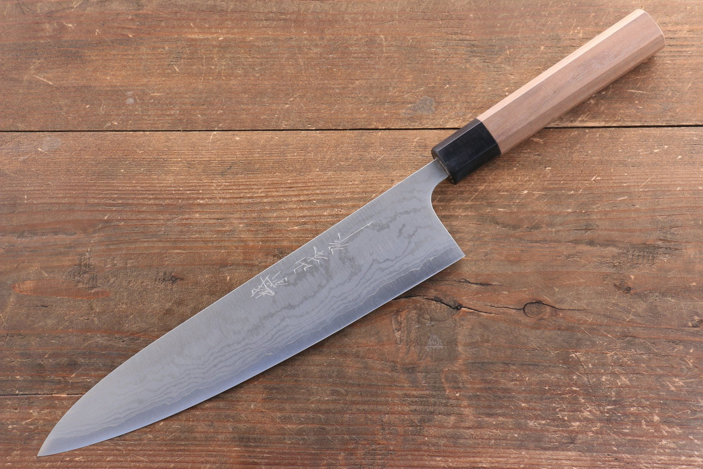 Thương hiệu Nao Yamamoto VG10 Thép Damascus Dao đa năng Gyuto dao Nhật 240mm gỗ cây Óc ChóChuôi dao