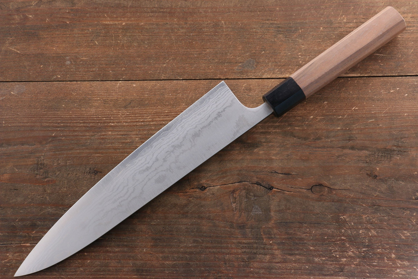 Thương hiệu Nao Yamamoto VG10 Thép Damascus Dao đa năng Gyuto dao Nhật 240mm gỗ cây Óc ChóChuôi dao