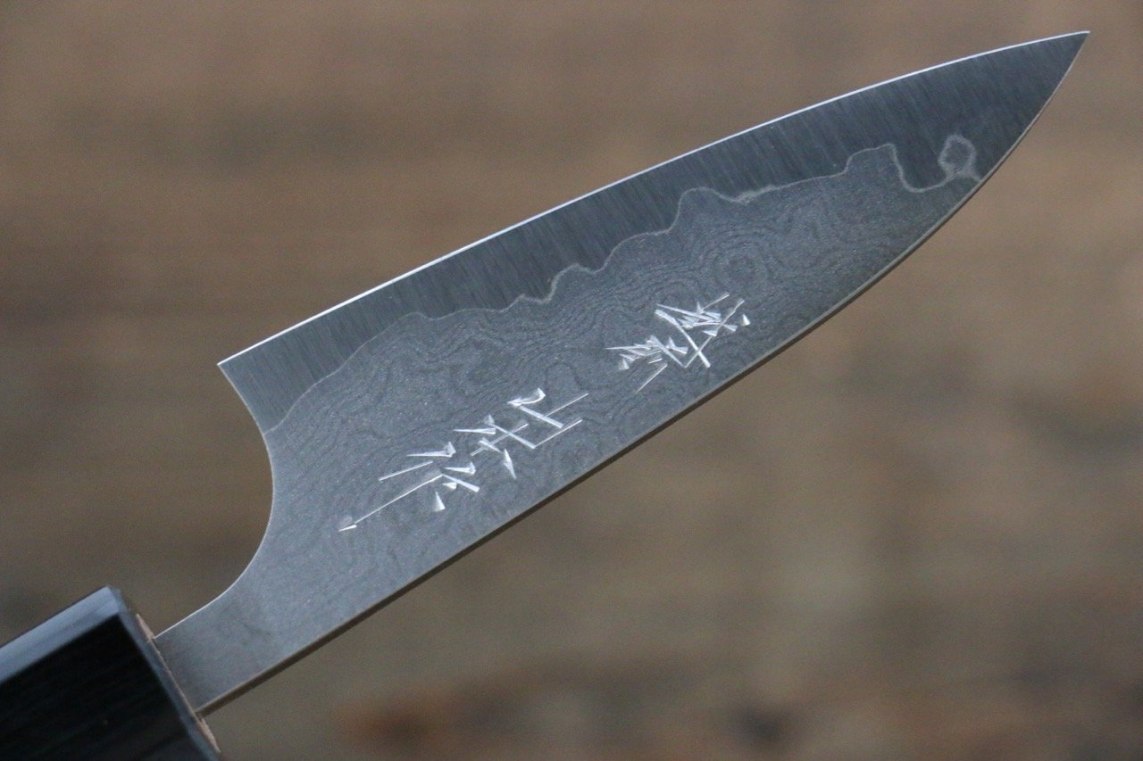 Thương hiệu Nao Yamamoto VG10 Thép Damascus Dao nhỏ đa năng Petty dao Nhật 150mm gỗ Thủy TùngChuôi dao