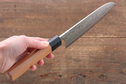 Thương hiệu Nao Yamamoto VG10 Thép Damascus Dao đa năng Santoku dao Nhật 170mm gỗ Hoa anh đàoChuôi dao