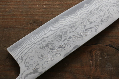 Thương hiệu Nao Yamamoto VG10 Thép Damascus Dao đa năng Santoku dao Nhật 170mm gỗ Đàn HươngChuôi dao