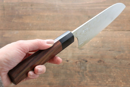 Thương hiệu Nao Yamamoto VG10 Thép Damascus Dao đa năng Santoku dao Nhật 170mm gỗ Đàn HươngChuôi dao