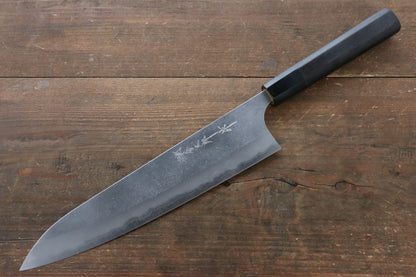 Marke Yoshimi Kato Ultragrüner Stahl Traditionelle japanische Technologie Nashiji Mehrzweckmesser Gyuto Japanisches Messer 240 mm lackiert Messergriff Inklusive Scheide