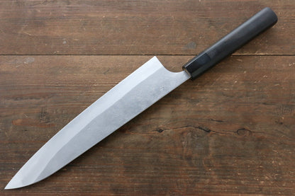 Marke Yoshimi Kato Ultragrüner Stahl Traditionelle japanische Technologie Nashiji Mehrzweckmesser Gyuto Japanisches Messer 240 mm lackiert Messergriff Inklusive Scheide