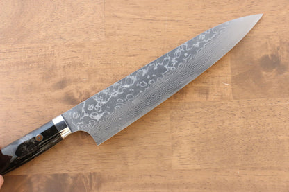 Thương hiệu Yoshimi Kato R2/SG2 Thép Damascus Dao đa năng Gyuto dao Nhật 210mm Nhựa Acrylic ĐenChuôi dao