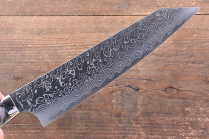 Thương hiệu Yoshimi Kato R2/SG2 Thép Damascus Dao đa năng Gyuto dao Nhật 210mm Acrylic xámChuôi dao