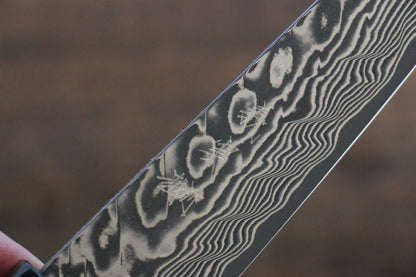 Thương hiệu Yoshimi Kato R2/SG2 Thép Damascus Dao nhỏ đa năng Petty dao Nhật 120mm sơn màiChuôi dao