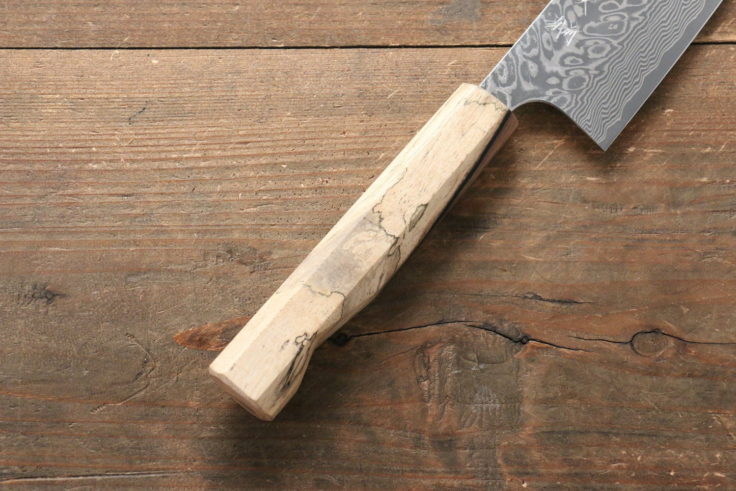 Thương hiệu Yoshimi Kato R2/SG2 Thép Damascus Dao đa năng Santoku dao Nhật 165mm gỗ cây Hồng đenChuôi dao