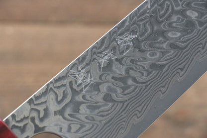 Thương hiệu Yoshimi Kato R2/SG2 Thép Damascus Dao đa năng Santoku dao Nhật 170mm gỗ Honduras đỏChuôi dao