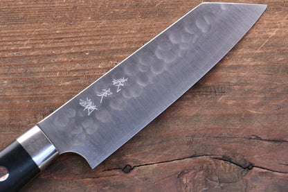 Thương hiệu Yoshimi Kato R2/SG2 Rèn thủ công (hình tròn) Dao đa năng Bunka loại nhỏ dao Nhật 120mm gỗ cây Hồng đenChuôi dao