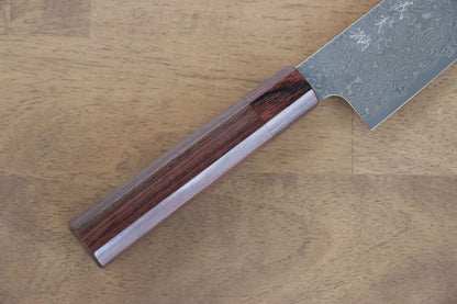 Thương hiệu Yoshimi Kato VG10 Thép Damascus Dao đa năng Santoku dao Nhật 170mm gỗ Đàn HươngChuôi dao