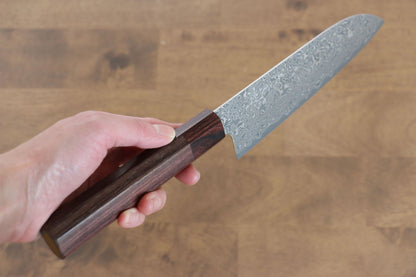 Thương hiệu Yoshimi Kato VG10 Thép Damascus Dao đa năng Santoku dao Nhật 170mm gỗ Đàn HươngChuôi dao